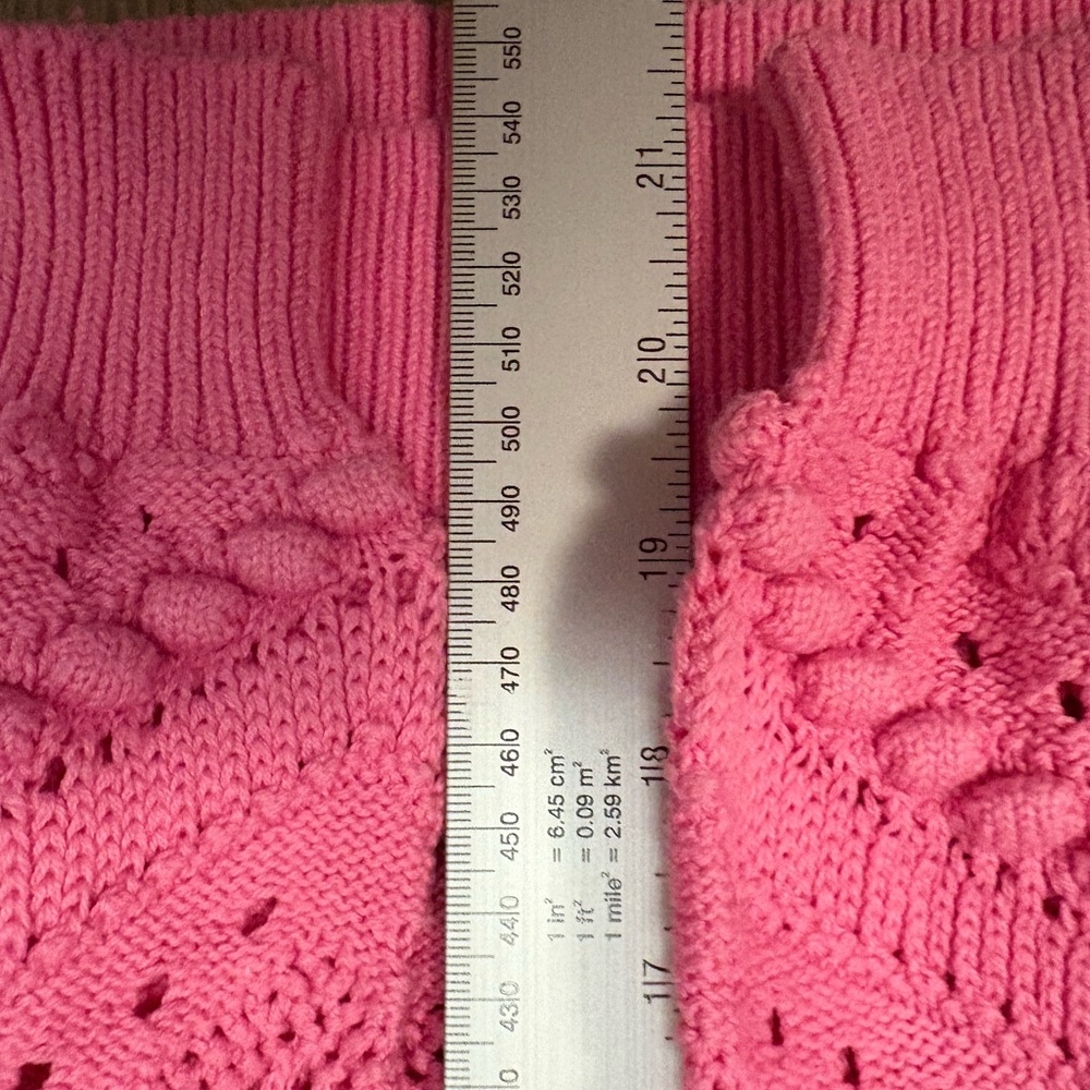 LOFT Pink Pointelle Knit Sweater
- Size x-large - 100% Cotton - Picture 4 of 8